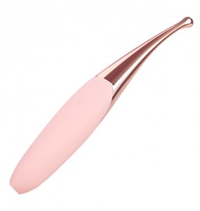 MizzZee - Honey Bean Clitoral Tip Vibrator Wand (Chargeable - Pearl Pink)